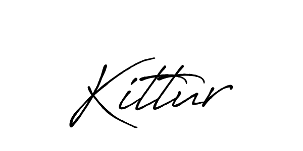Make a beautiful signature design for name Kittur. With this signature (Antro_Vectra_Bolder) style, you can create a handwritten signature for free. Kittur signature style 7 images and pictures png