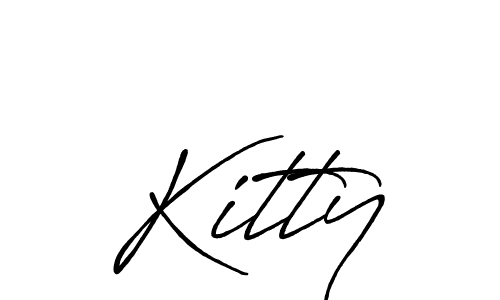 How to make Kitty name signature. Use Antro_Vectra_Bolder style for creating short signs online. This is the latest handwritten sign. Kitty signature style 7 images and pictures png