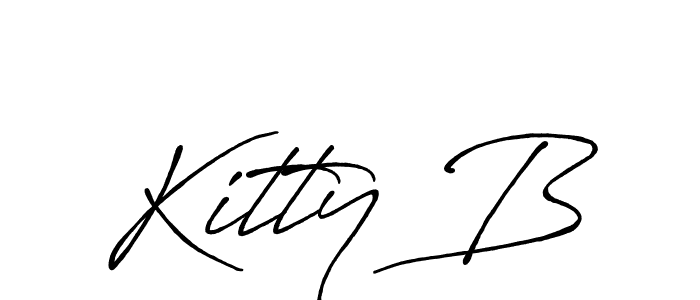 How to Draw Kitty B signature style? Antro_Vectra_Bolder is a latest design signature styles for name Kitty B. Kitty B signature style 7 images and pictures png