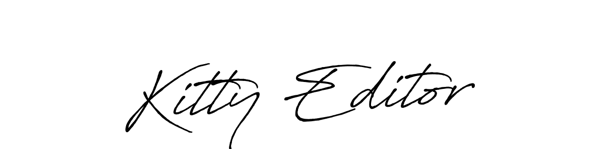 Antro_Vectra_Bolder is a professional signature style that is perfect for those who want to add a touch of class to their signature. It is also a great choice for those who want to make their signature more unique. Get Kitty Editor name to fancy signature for free. Kitty Editor signature style 7 images and pictures png