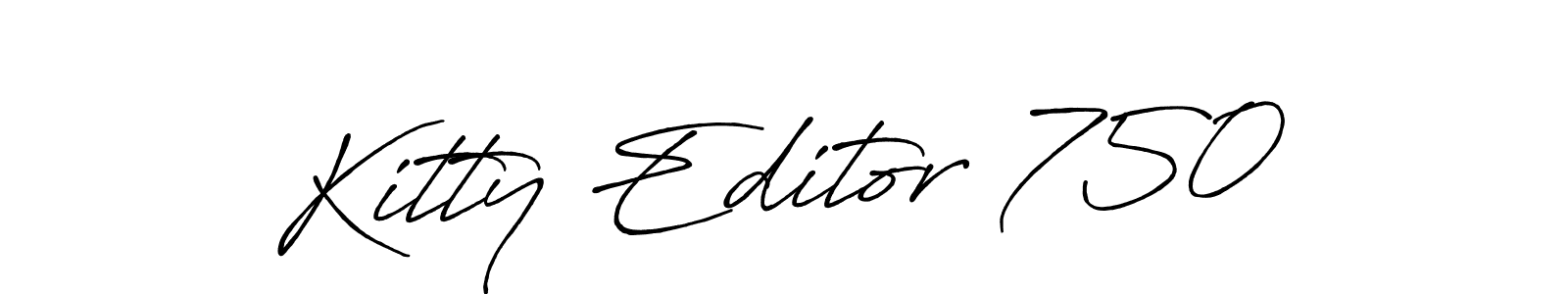 The best way (Antro_Vectra_Bolder) to make a short signature is to pick only two or three words in your name. The name Kitty Editor 750 include a total of six letters. For converting this name. Kitty Editor 750 signature style 7 images and pictures png