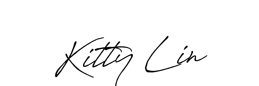It looks lik you need a new signature style for name Kitty Lin. Design unique handwritten (Antro_Vectra_Bolder) signature with our free signature maker in just a few clicks. Kitty Lin signature style 7 images and pictures png