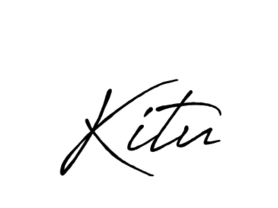 Create a beautiful signature design for name Kitu. With this signature (Antro_Vectra_Bolder) fonts, you can make a handwritten signature for free. Kitu signature style 7 images and pictures png