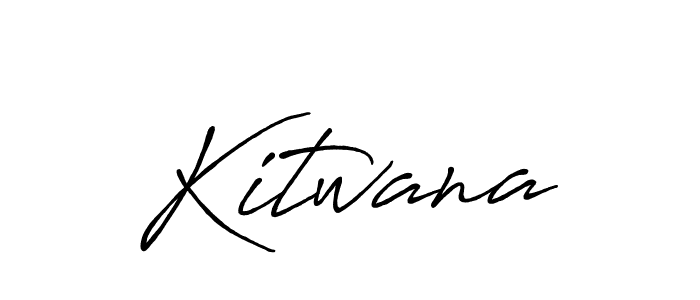 Create a beautiful signature design for name Kitwana. With this signature (Antro_Vectra_Bolder) fonts, you can make a handwritten signature for free. Kitwana signature style 7 images and pictures png