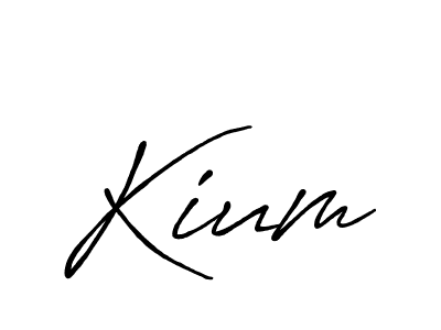 How to make Kium signature? Antro_Vectra_Bolder is a professional autograph style. Create handwritten signature for Kium name. Kium signature style 7 images and pictures png