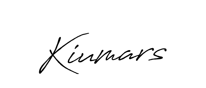 Kiumars stylish signature style. Best Handwritten Sign (Antro_Vectra_Bolder) for my name. Handwritten Signature Collection Ideas for my name Kiumars. Kiumars signature style 7 images and pictures png