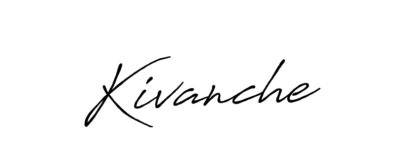 Best and Professional Signature Style for Kivanche. Antro_Vectra_Bolder Best Signature Style Collection. Kivanche signature style 7 images and pictures png