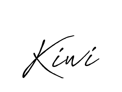 Make a beautiful signature design for name Kiwi. With this signature (Antro_Vectra_Bolder) style, you can create a handwritten signature for free. Kiwi signature style 7 images and pictures png