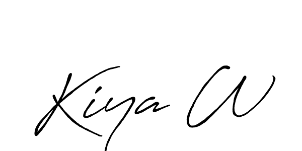 See photos of Kiya W official signature by Spectra . Check more albums & portfolios. Read reviews & check more about Antro_Vectra_Bolder font. Kiya W signature style 7 images and pictures png
