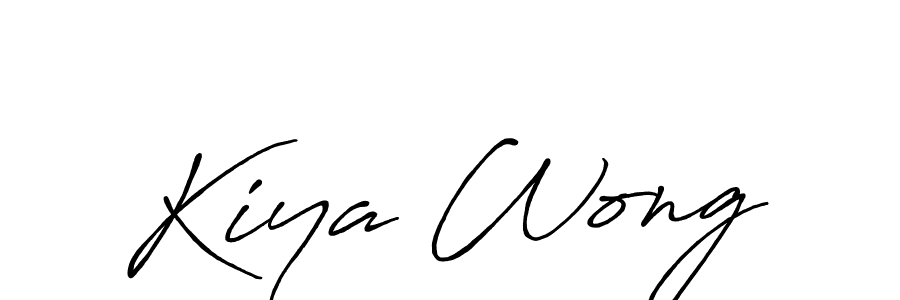 Antro_Vectra_Bolder is a professional signature style that is perfect for those who want to add a touch of class to their signature. It is also a great choice for those who want to make their signature more unique. Get Kiya Wong name to fancy signature for free. Kiya Wong signature style 7 images and pictures png