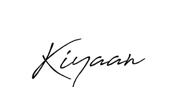 Design your own signature with our free online signature maker. With this signature software, you can create a handwritten (Antro_Vectra_Bolder) signature for name Kiyaan. Kiyaan signature style 7 images and pictures png