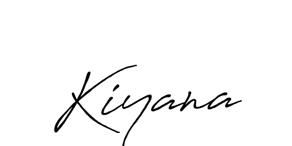 Make a beautiful signature design for name Kiyana. With this signature (Antro_Vectra_Bolder) style, you can create a handwritten signature for free. Kiyana signature style 7 images and pictures png