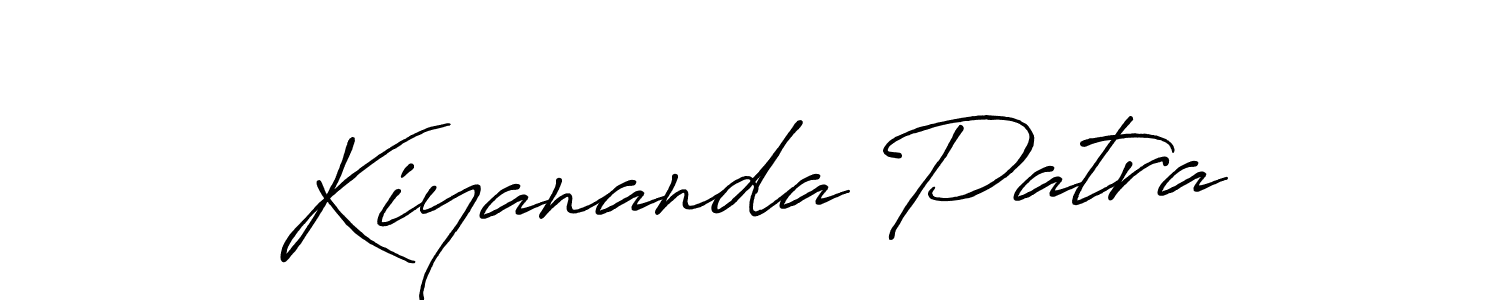 How to make Kiyananda Patra signature? Antro_Vectra_Bolder is a professional autograph style. Create handwritten signature for Kiyananda Patra name. Kiyananda Patra signature style 7 images and pictures png