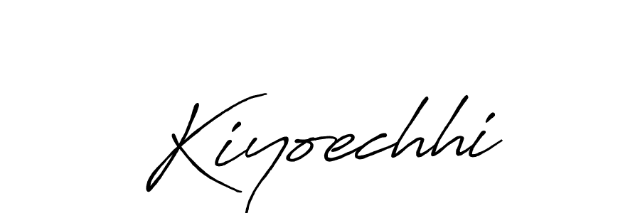 Once you've used our free online signature maker to create your best signature Antro_Vectra_Bolder style, it's time to enjoy all of the benefits that Kiyoechhi name signing documents. Kiyoechhi signature style 7 images and pictures png