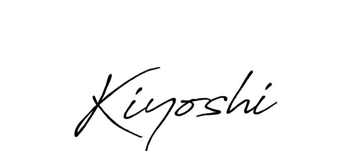 How to make Kiyoshi name signature. Use Antro_Vectra_Bolder style for creating short signs online. This is the latest handwritten sign. Kiyoshi signature style 7 images and pictures png