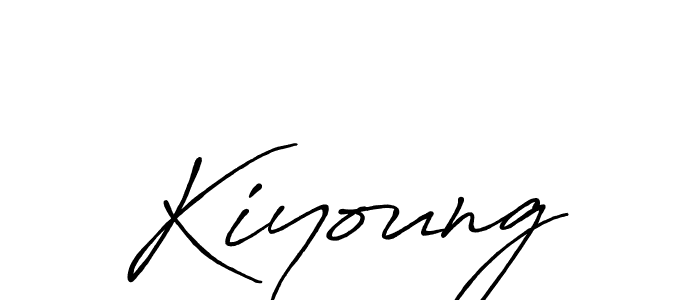 Also we have Kiyoung name is the best signature style. Create professional handwritten signature collection using Antro_Vectra_Bolder autograph style. Kiyoung signature style 7 images and pictures png
