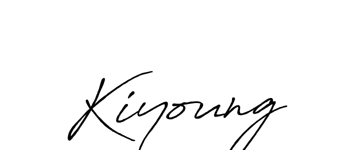 Also we have Kiyoung name is the best signature style. Create professional handwritten signature collection using Antro_Vectra_Bolder autograph style. Kiyoung signature style 7 images and pictures png