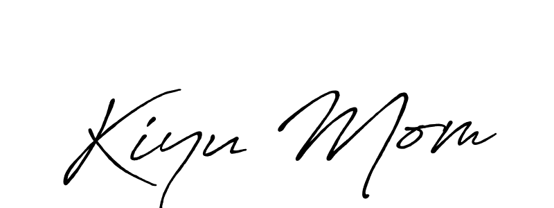 Make a beautiful signature design for name Kiyu Mom. Use this online signature maker to create a handwritten signature for free. Kiyu Mom signature style 7 images and pictures png