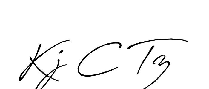 Here are the top 10 professional signature styles for the name Kj C Tz. These are the best autograph styles you can use for your name. Kj C Tz signature style 7 images and pictures png