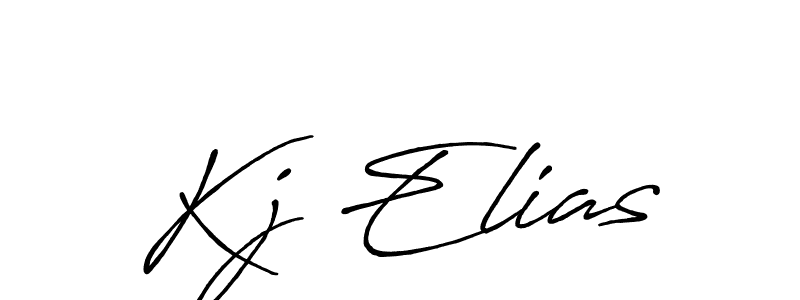 Similarly Antro_Vectra_Bolder is the best handwritten signature design. Signature creator online .You can use it as an online autograph creator for name Kj Elias. Kj Elias signature style 7 images and pictures png