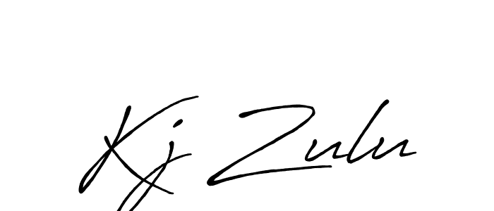 if you are searching for the best signature style for your name Kj Zulu. so please give up your signature search. here we have designed multiple signature styles  using Antro_Vectra_Bolder. Kj Zulu signature style 7 images and pictures png
