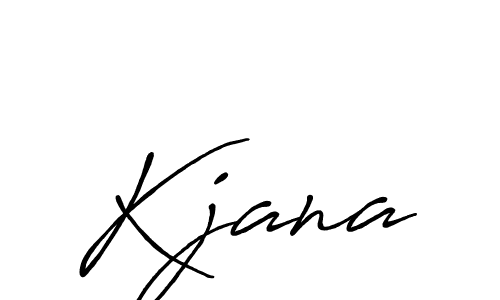 How to make Kjana signature? Antro_Vectra_Bolder is a professional autograph style. Create handwritten signature for Kjana name. Kjana signature style 7 images and pictures png