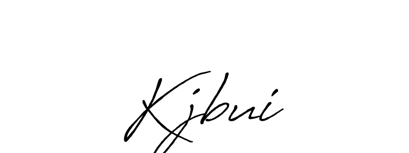 How to make KjbuiṀ name signature. Use Antro_Vectra_Bolder style for creating short signs online. This is the latest handwritten sign. KjbuiṀ signature style 7 images and pictures png