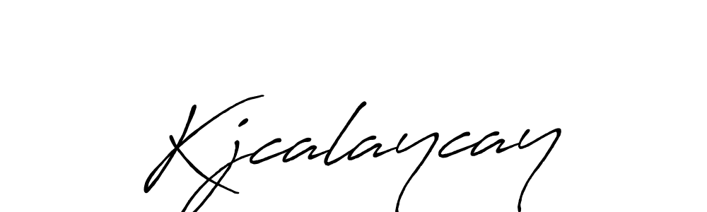 The best way (Antro_Vectra_Bolder) to make a short signature is to pick only two or three words in your name. The name Kjcalaycay include a total of six letters. For converting this name. Kjcalaycay signature style 7 images and pictures png