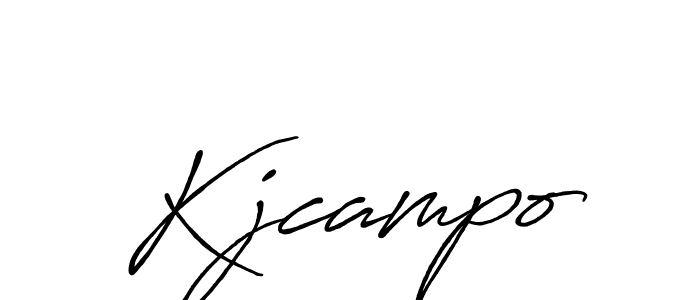 Make a beautiful signature design for name Kjcampo. Use this online signature maker to create a handwritten signature for free. Kjcampo signature style 7 images and pictures png