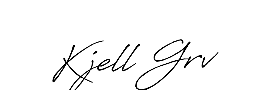 Also we have Kjell Grv name is the best signature style. Create professional handwritten signature collection using Antro_Vectra_Bolder autograph style. Kjell Grv signature style 7 images and pictures png