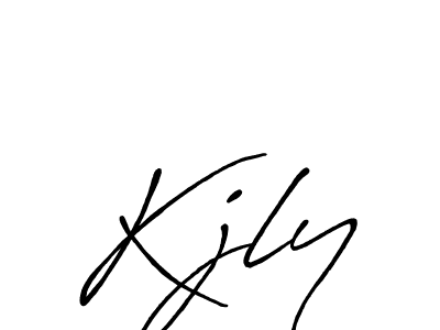 Make a beautiful signature design for name Kjly. Use this online signature maker to create a handwritten signature for free. Kjly signature style 7 images and pictures png