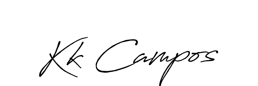 How to Draw Kk Campos signature style? Antro_Vectra_Bolder is a latest design signature styles for name Kk Campos. Kk Campos signature style 7 images and pictures png