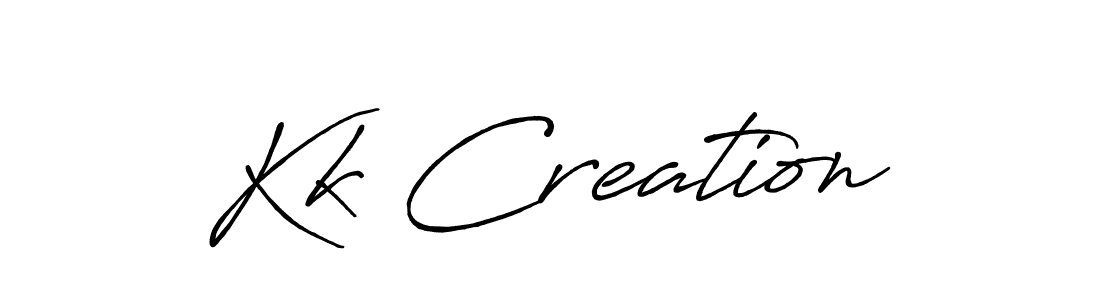 Make a beautiful signature design for name Kk Creation. Use this online signature maker to create a handwritten signature for free. Kk Creation signature style 7 images and pictures png