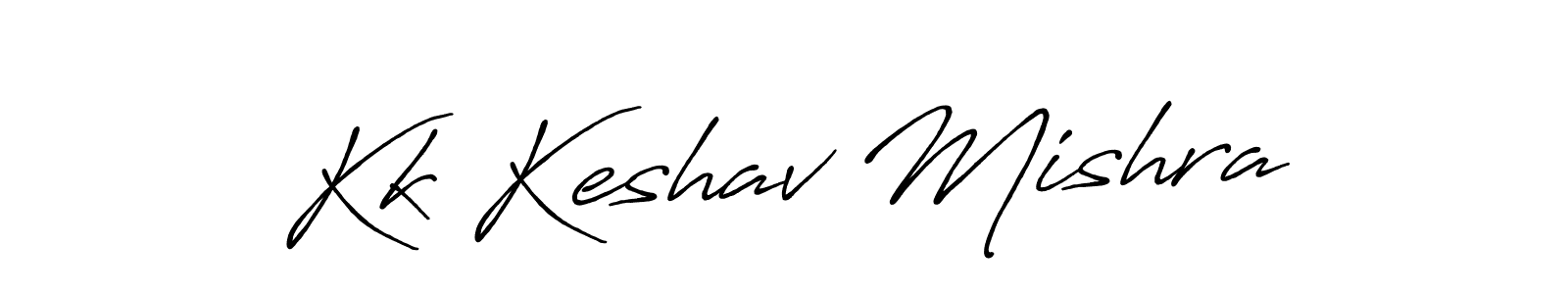 Kk Keshav Mishra stylish signature style. Best Handwritten Sign (Antro_Vectra_Bolder) for my name. Handwritten Signature Collection Ideas for my name Kk Keshav Mishra. Kk Keshav Mishra signature style 7 images and pictures png