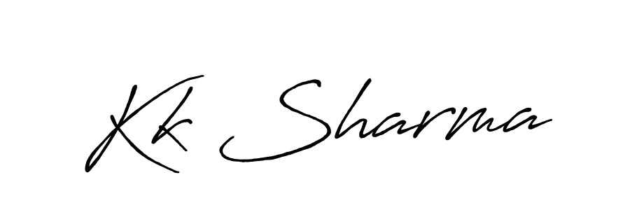 Use a signature maker to create a handwritten signature online. With this signature software, you can design (Antro_Vectra_Bolder) your own signature for name Kk Sharma. Kk Sharma signature style 7 images and pictures png