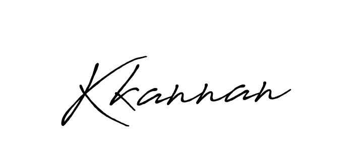 Make a beautiful signature design for name Kkannan. With this signature (Antro_Vectra_Bolder) style, you can create a handwritten signature for free. Kkannan signature style 7 images and pictures png
