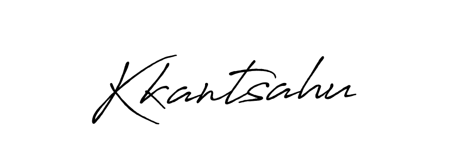 Make a beautiful signature design for name Kkantsahu. With this signature (Antro_Vectra_Bolder) style, you can create a handwritten signature for free. Kkantsahu signature style 7 images and pictures png