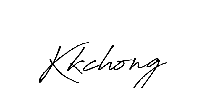 Create a beautiful signature design for name Kkchong. With this signature (Antro_Vectra_Bolder) fonts, you can make a handwritten signature for free. Kkchong signature style 7 images and pictures png