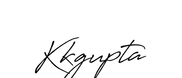 Make a beautiful signature design for name Kkgupta. With this signature (Antro_Vectra_Bolder) style, you can create a handwritten signature for free. Kkgupta signature style 7 images and pictures png