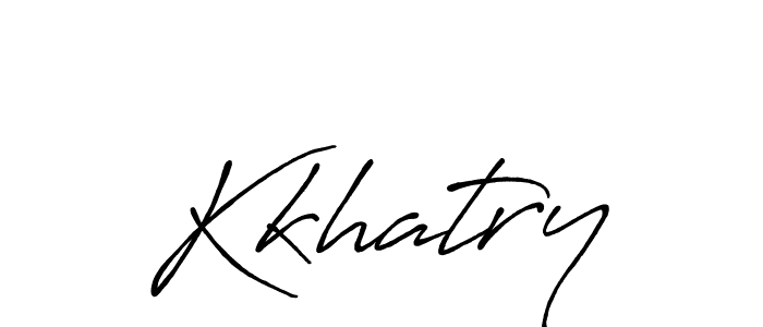 It looks lik you need a new signature style for name Kkhatry. Design unique handwritten (Antro_Vectra_Bolder) signature with our free signature maker in just a few clicks. Kkhatry signature style 7 images and pictures png