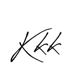 Kkk stylish signature style. Best Handwritten Sign (Antro_Vectra_Bolder) for my name. Handwritten Signature Collection Ideas for my name Kkk. Kkk signature style 7 images and pictures png