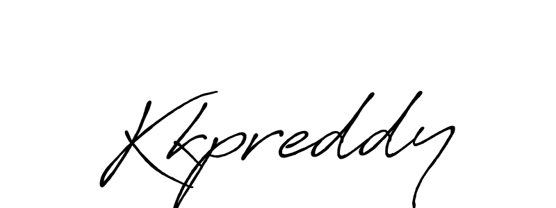 Use a signature maker to create a handwritten signature online. With this signature software, you can design (Antro_Vectra_Bolder) your own signature for name Kkpreddy. Kkpreddy signature style 7 images and pictures png