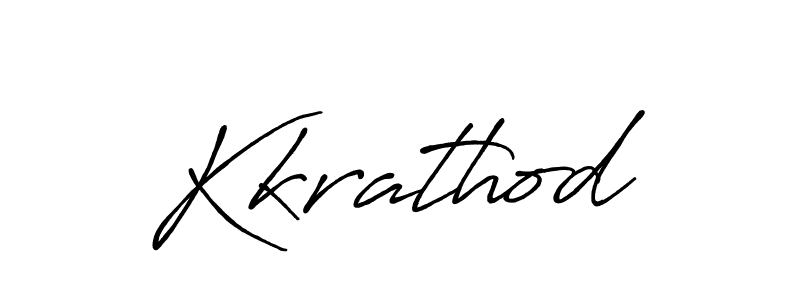 Make a beautiful signature design for name Kkrathod. With this signature (Antro_Vectra_Bolder) style, you can create a handwritten signature for free. Kkrathod signature style 7 images and pictures png