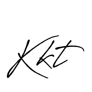 You should practise on your own different ways (Antro_Vectra_Bolder) to write your name (Kkt) in signature. don't let someone else do it for you. Kkt signature style 7 images and pictures png