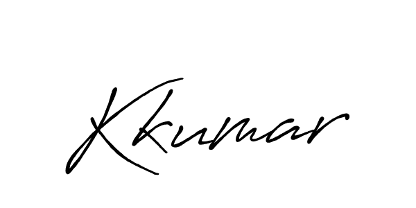 How to make Kkumar signature? Antro_Vectra_Bolder is a professional autograph style. Create handwritten signature for Kkumar name. Kkumar signature style 7 images and pictures png