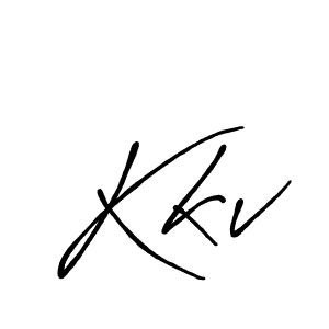 How to Draw Kkv signature style? Antro_Vectra_Bolder is a latest design signature styles for name Kkv. Kkv signature style 7 images and pictures png
