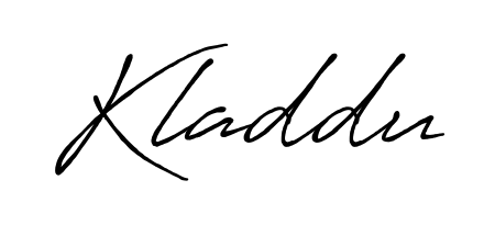 A stylish, flowing autograph style designed for name Kladdu using Antro_Vectra_Bolder typography. Perfect for digital creative projects. Kladdu signature style 7 images and pictures png