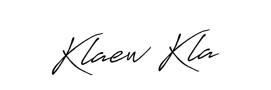 Create a beautiful signature design for name Klaew Kla. With this signature (Antro_Vectra_Bolder) fonts, you can make a handwritten signature for free. Klaew Kla signature style 7 images and pictures png