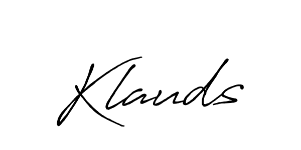 Also You can easily find your signature by using the search form. We will create Klauds name handwritten signature images for you free of cost using Antro_Vectra_Bolder sign style. Klauds signature style 7 images and pictures png