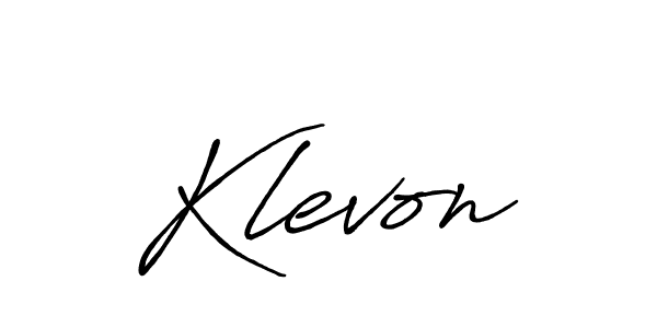 Best and Professional Signature Style for Klevon. Antro_Vectra_Bolder Best Signature Style Collection. Klevon signature style 7 images and pictures png